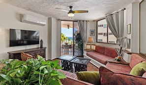 Appartement, Plusieurs lits, accès à la piscine, vue sur l’océan (303-VistadelSol) | Aire de séjour