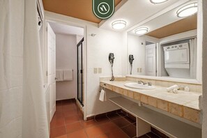 Condo, 1 Queen Bed with Sofa bed, Balcony, Ocean View (One Beach Street 405 B) | Bathroom | Towels - Amazing 1 BR Condo - Partial Oceanview - Pool (Puerto Vallarta)