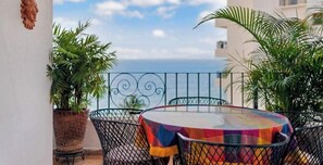 Apartment, Multiple Beds, Pool Access, Ocean View (902-VistadelSol) | Outdoor dining - Ocean View 2Br Condo-balcony-beach-pool - 902 (Puerto Vallarta)