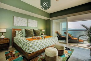 Lejlighed - flere senge - køkken - havudsigt (Harbor 171 Torre Norte 2207) | 2 soveværelser, individuelt design, individuel indretning