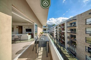 Íbúð - 1 meðalstórt tvíbreitt rúm - eldhús - útsýni yfir strönd (Pavilion 604) | Útsýni úr herberginu