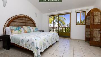 3 bedrooms, individually decorated, individually furnished, bed sheets