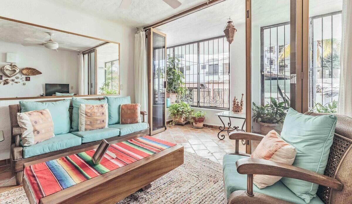 Apartment, Multiple Beds, Pool Access, Beach View (115-VistadelSol) | Living area