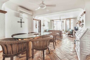 Apartment, Multiple Beds, Kitchen, Beach View (115-VistadelSol) | Dining - Beach Front Building 2Br Condo-balcony-beach-pool (Puerto Vallarta)