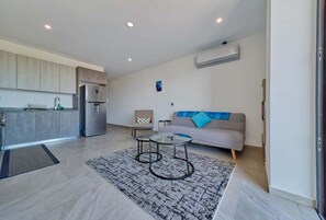 Apartment, 1 Double Bed, Balcony, Ocean View (609 Punto Madeira) | Living area - 1BR Apartment - Private Balcony - Pool - Gym (Puerto Vallarta)