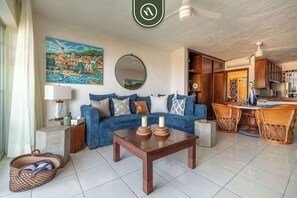 Living area - Two Story Condo With Amazing Ocean-sunset Views (Puerto Vallarta)