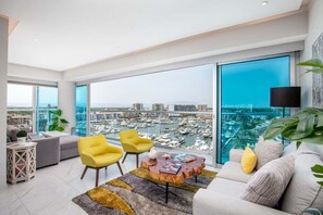 Condo, 1 King Bed, Balcony (Nautico 8A) | Living area - Nautico Nautico 8A (Puerto Vallarta)