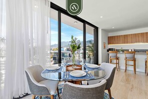 Apartment, Multiple Beds, Kitchen, Ocean View (Koralion 6D) | Dining - Corner 2 BR Condo - Rooftop Pool With Oceanview (Puerto Vallarta)