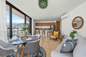 Apartment, Multiple Beds, Kitchen, Ocean View (Koralion 6D) | Interior - Corner 2 BR Condo - Rooftop Pool With Oceanview (Puerto Vallarta)