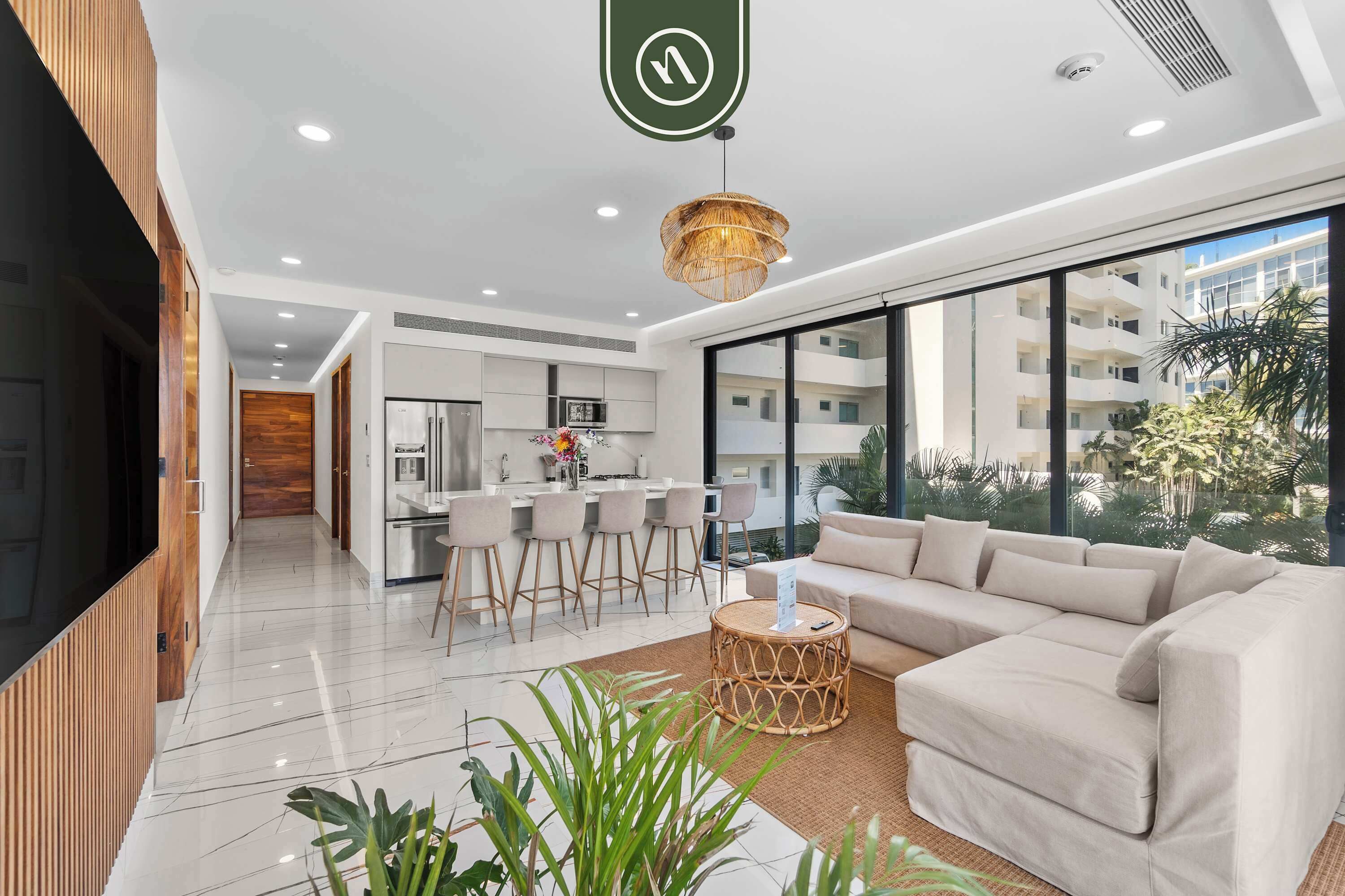 Departamento, varias camas, cocina, vista a la playa (Udara 1F) | Interior