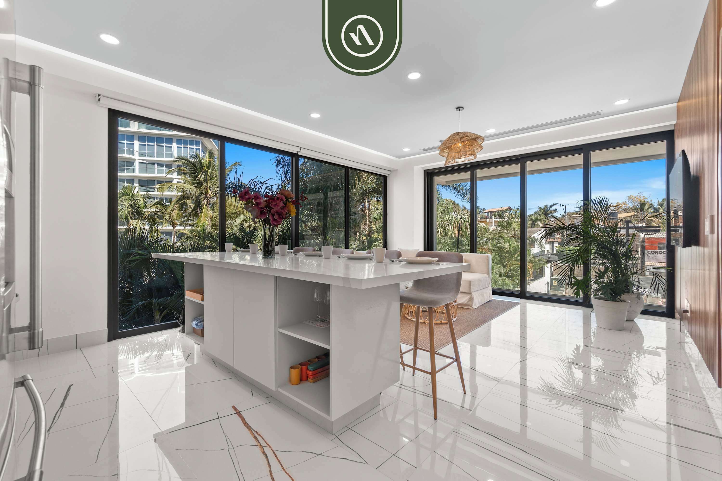 Departamento, varias camas, cocina, vista a la playa (Udara 1F) | Interior