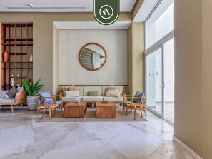 Living area - Oceanview 1 BR Condo - Beach - Multiple Pools (Puerto Vallarta)