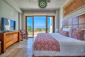 Apartment, Multiple Beds, Kitchen, Ocean View (B Nayar-Taib 402) | 3 bedrooms, individually decorated, individually furnished - Oceanfront 3BR Condo With Beach Club - Pool (La Cruz de Huanacaxtle)