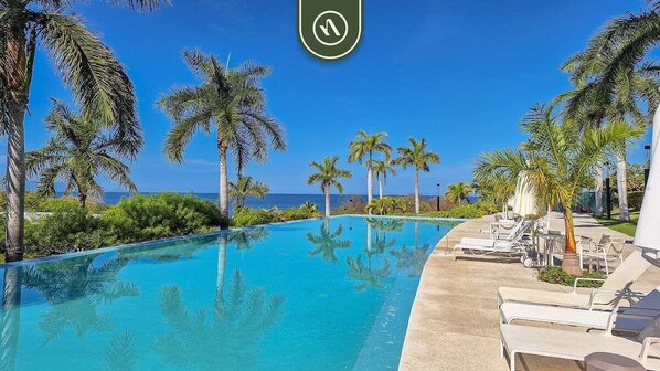 Pool - New 3BR Condo - Oceanview Terrace - Private Beach (Punta de Mita)