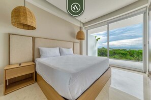 Condo, Multiple Beds, Kitchen, Ocean View (Bolongo - 309) | 3 bedrooms, individually decorated, individually furnished, bed sheets - New 3BR Condo - Oceanview Terrace - Private Beach (Punta de Mita)