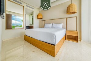 Condo, Multiple Beds, Kitchen, Ocean View (Bolongo - 309) | 3 bedrooms, individually decorated, individually furnished, bed sheets - New 3BR Condo - Oceanview Terrace - Private Beach (Punta de Mita)