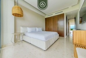 3 bedrooms, individually decorated, individually furnished, bed sheets - New 3BR Condo - Oceanview Terrace - Private Beach (Punta de Mita)