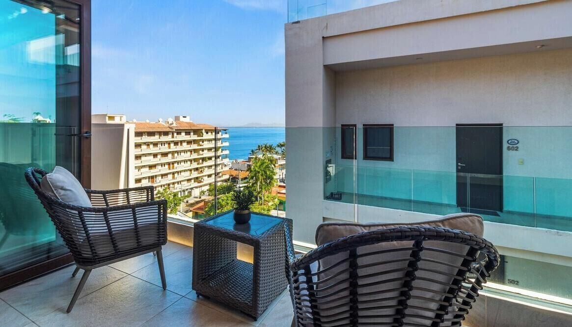 Appartamento, 1 letto king, idromassaggio, vista oceano (Nayri 606) | Vista dalla camera