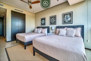 Apartment, Multiple Beds, Terrace, Ocean View (Península T1 3E) | 2 bedrooms, individually decorated, individually furnished, bed sheets - Luxury Oceanfront 2BR Condo With Private Balcony (Puerto Vallarta)
