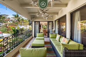 Condo, Multiple Beds, Pool Access, Ocean View (Hortensias 141 Unit 1) | Terrace/patio - Mexican 2 BR Condo - Private Pool - Romantic Zone (Puerto Vallarta)