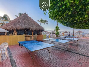 Outdoor dining - Beachfront 2 BR Condo - Beach - Pools - Tennis (Puerto Vallarta)