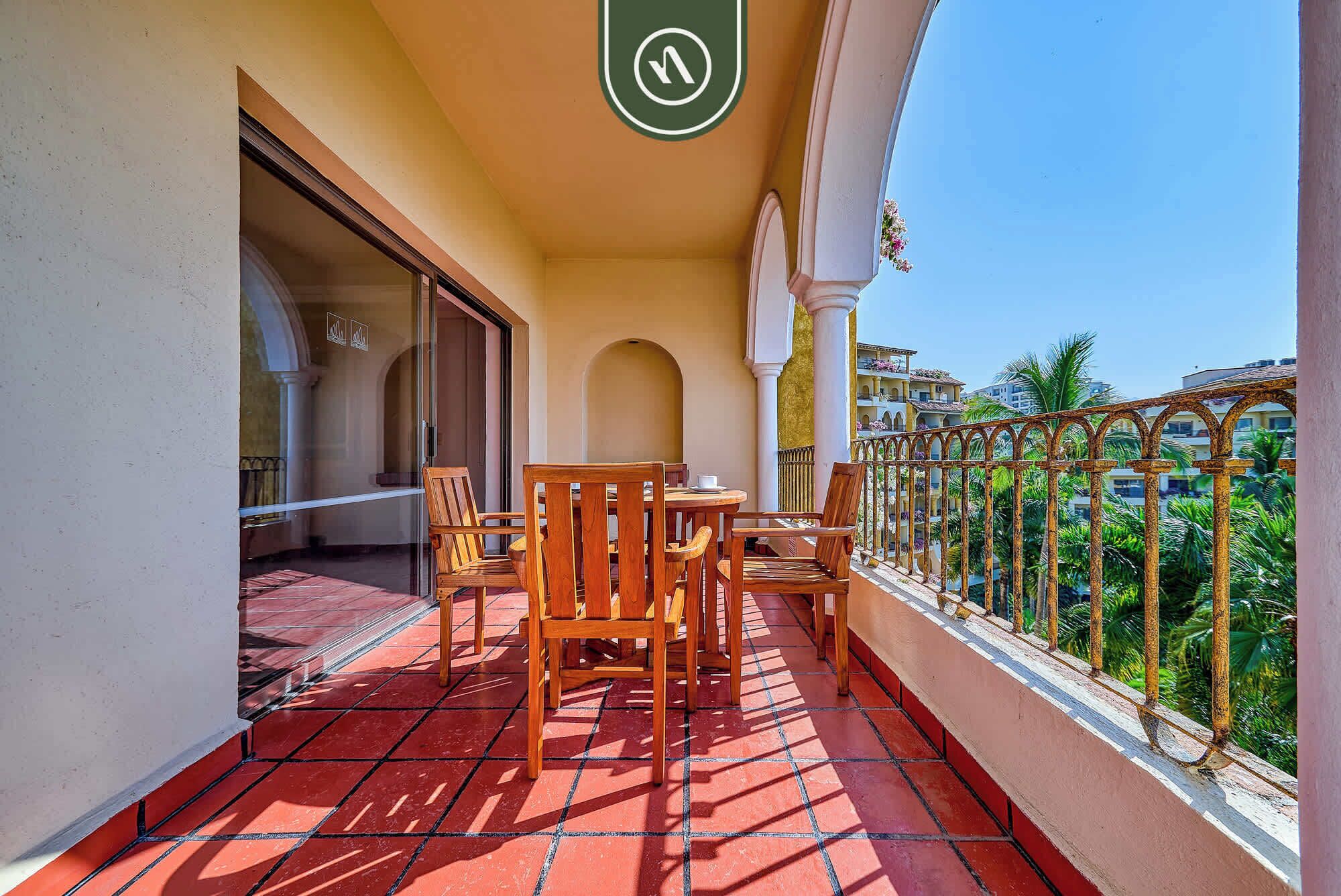 Kondominium, Beberapa Tempat Tidur, akses ke kolam renang, pemandangan samudra (Velas Vallarta 2601) | Tempat makan outdoor