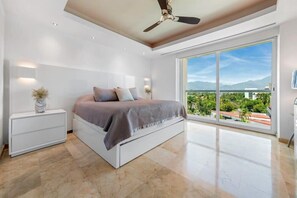 Apartment, Multiple Beds, Jetted Tub, Ocean View (Shangri-La T5-7B) | 4 bedrooms, individually decorated, individually furnished, bed sheets - Luxury Oceanfront 4BR Condo - Pool - Ocean View (Puerto Vallarta)
