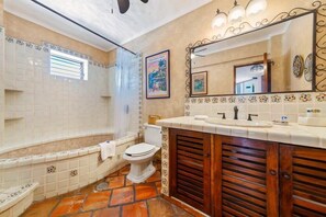 Apartment, Multiple Beds, Pool Access, Ocean View (802-VistadelSol) | Bathroom - Ocean View 2Br Condo-balcony-beach-pool - 802 (Puerto Vallarta)