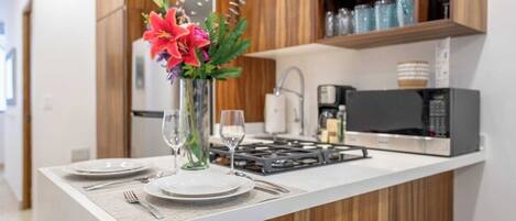 Apartment, 1 Queen Bed, Balcony, Ocean View (Aquiles Serdan 374 No 03) | Private kitchen