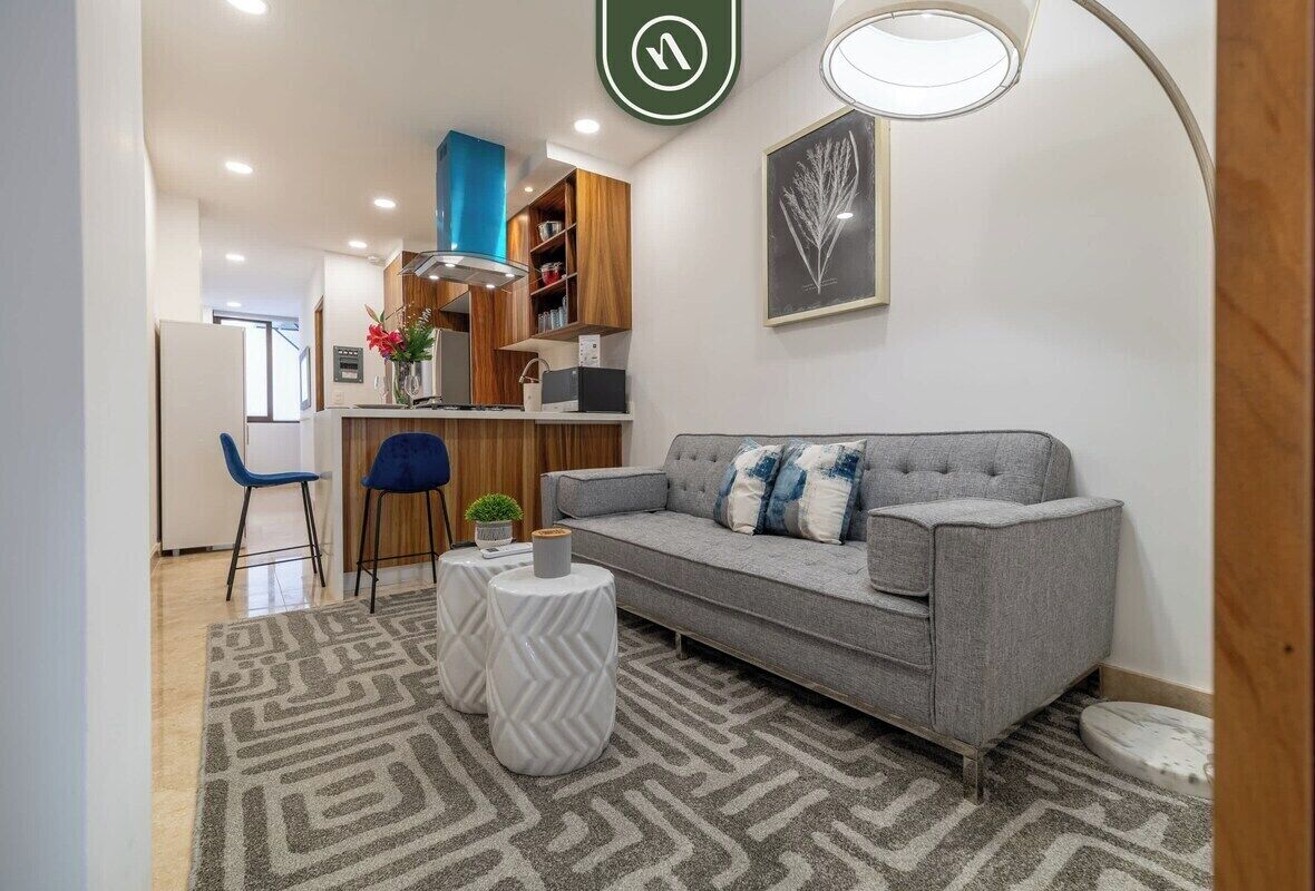 Apartment, 1 Queen Bed, Balcony, Ocean View (Aquiles Serdan 374 No 03) | Living area