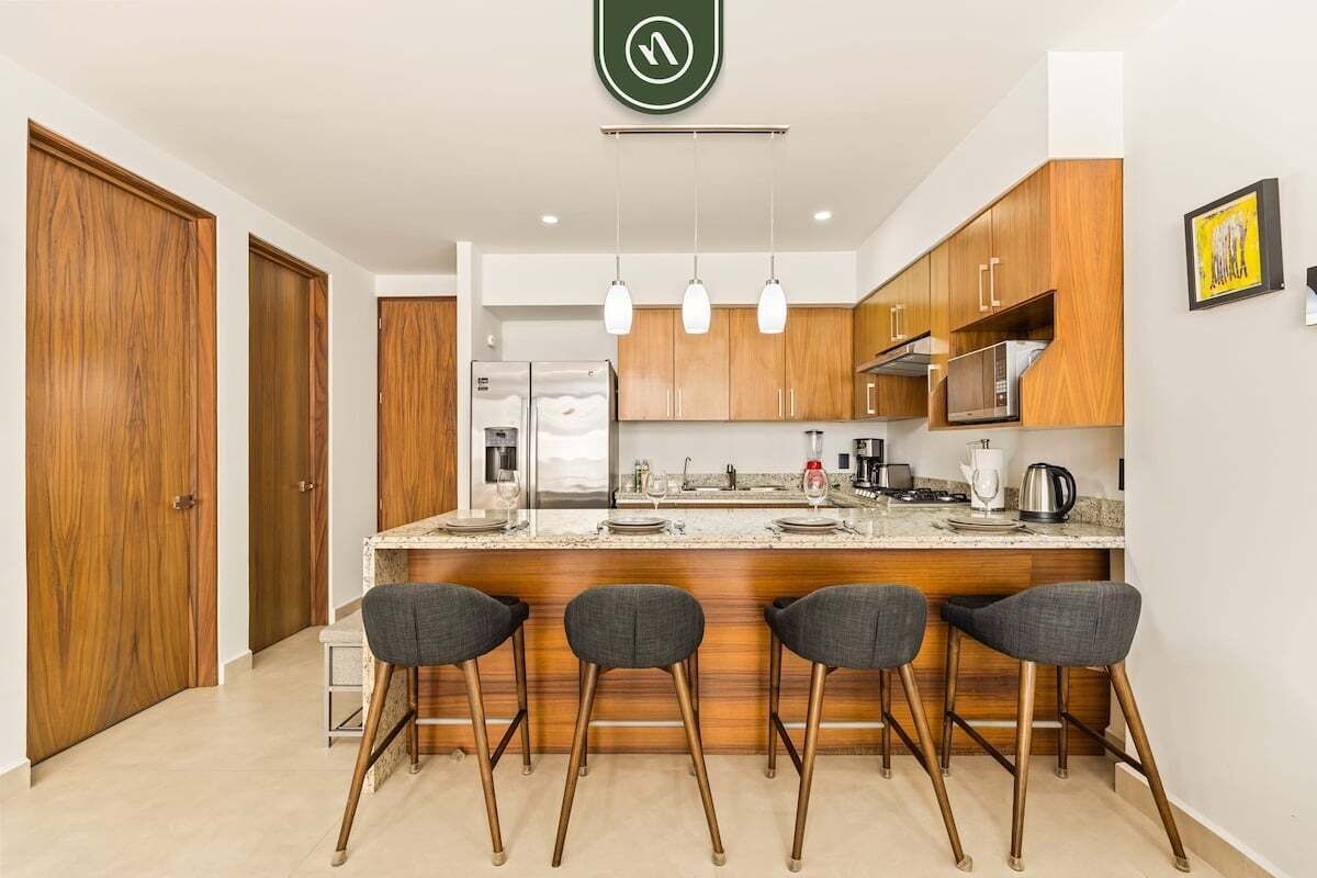 Apartemen, Beberapa Tempat Tidur, balkon, pemandangan samudra (Serenity 302) | Dapur pribadi