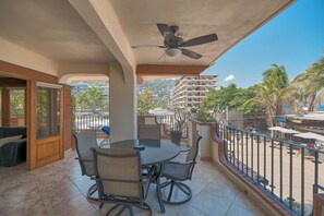 Apartment, Multiple Beds, Balcony, Ocean View (204-Plaza Mar) | Outdoor dining - Ocean View 2Br Condo-balcony-beach-pool - 204 (Puerto Vallarta)