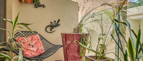 Condo, 1 cama Queen size, acceso a la alberca, vista al océano (Nayri 205) | Terraza o patio