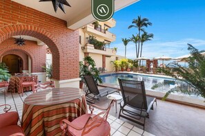 Pool - Beachfront Mexican Styled 3 BR Condo in Downtown (Puerto Vallarta)
