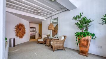 Departamento, 1 cama King size, cocina, vista al océano (Casa Las Palmas 102) | Interior