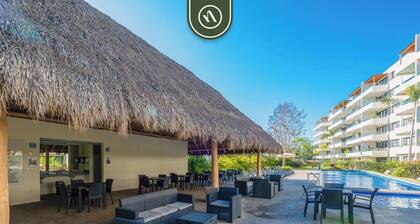 2BR Condo With Private Terrace - Near to the Beach