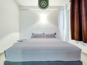 Departamento, 2 camas Queen size, cocina, vista a la playa (Puerta arena J22) | 2 habitaciones, decoración personalizada y muebles diferentes 