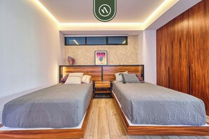 아파트, 침대(여러 개), 테라스, 바다 전망 (Lofts Delfines 1A) | 2 개의 침실, 각각 다른 스타일의 인테리어, 각각 다르게 가구 비치, 침대 시트