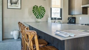 Apartment, 1 King Bed, Fireplace, Beach View (Casa Lucas PH) | Private kitchen | Coffee/tea maker, dining table - Luxury Penthouse - Amazing View in Romantic Zone (Puerto Vallarta)