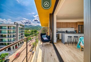 Apartment, Mehrere Betten, Küche, Meerblick (Koralion 4D) | Ausblick vom Zimmer
