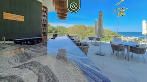 Apartment, Multiple Beds, Kitchen, Ocean View (Bolongo 402) | Bar (on property) - Oceanview 2 BR Condo in Punta Mita - Beach - Pool (Punta de Mita)