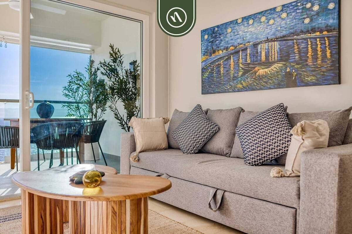 Condo, 1 King Bed with Sofa bed, Jetted Tub, Ocean View (Harbor 171 N 1709) | Living area
