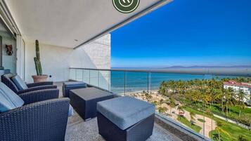 Appartement, Meerdere bedden, toegang tot zwembad, uitzicht op zee (Villa Magna 294) | Uitzicht vanuit de kamer