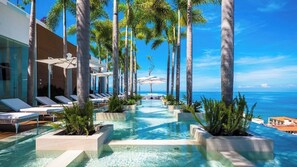 Pool - Stylish King-bed Unit - Pool - Ocean View - Gym (Puerto Vallarta)
