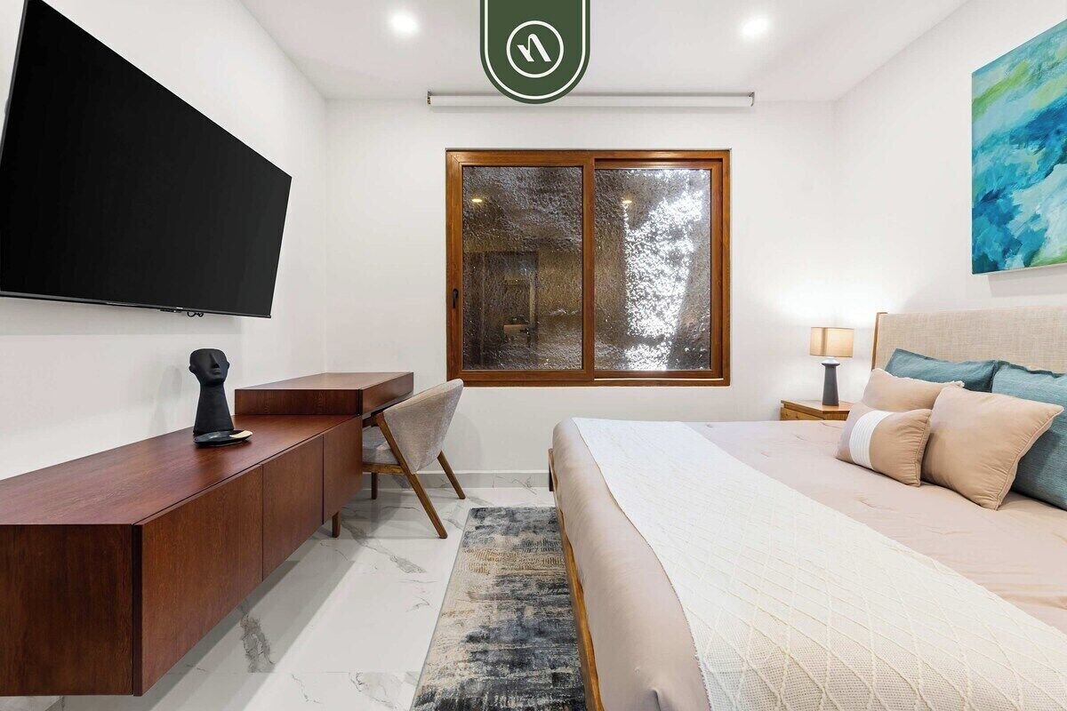 Condo, 1 King Bed with Sofa bed, Pool Access, Ocean View (Luz 203) | 1 bedroom, individually decorated, individually furnished, bed sheets