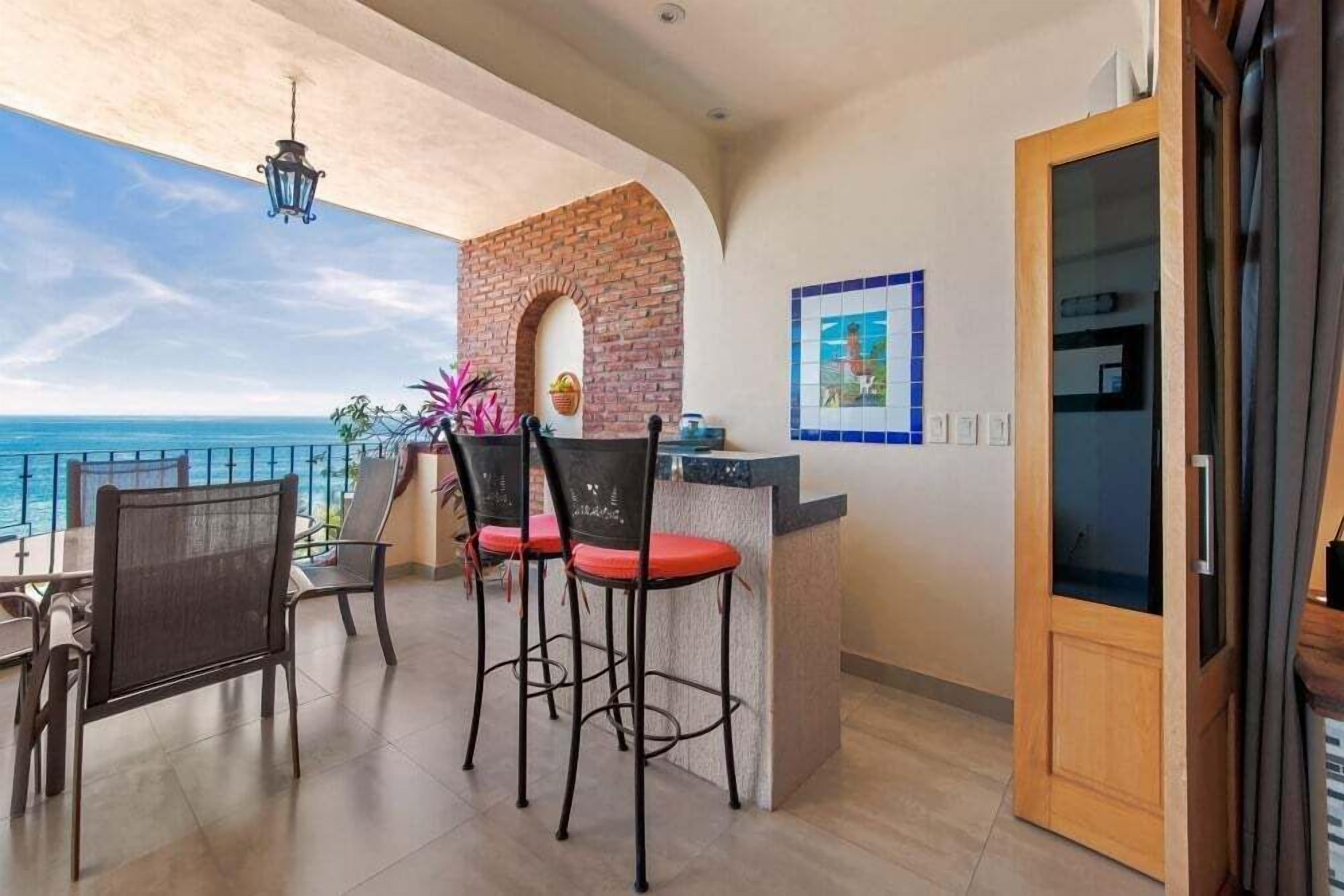 Apartment, Mehrere Betten, Balkon, Meerblick (603 Plaza Mar) | Speisen im Freien