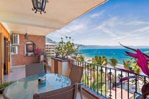 Condo, Multiple Beds, Balcony, Ocean View (603 Plaza Mar) | Outdoor dining - Ocean View 2Br Condo-balcony-beach-pool - 603 (Puerto Vallarta)