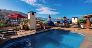 Pool - Ocean View 2Br Condo-balcony-beach-pool - 603 (Puerto Vallarta)