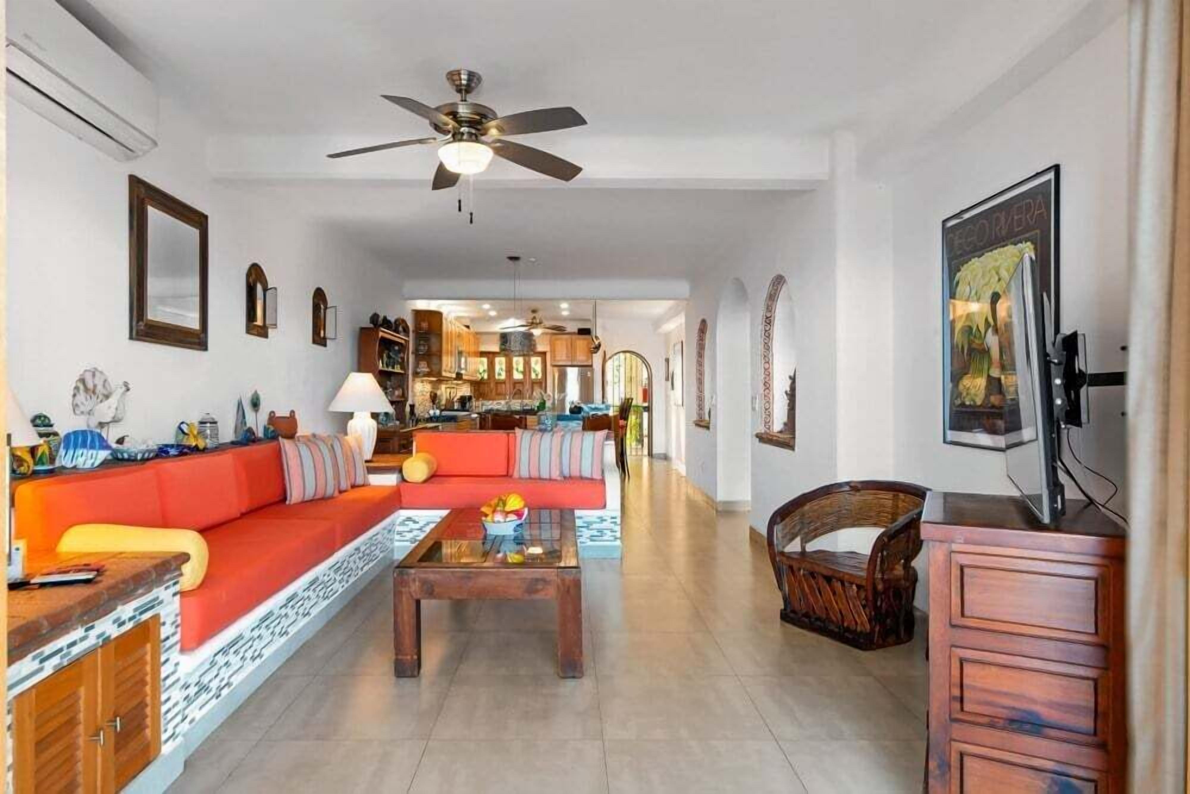 Condo, Multiple Beds, Balcony, Ocean View (603 Plaza Mar) | Living area