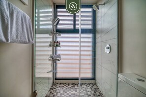 Apartment, Multiple Beds, Balcony, Ocean View (Serenity 301) | Bathroom | Towels - 2 BR Condo in Romantic Zone - Pool - Terrace (Puerto Vallarta)